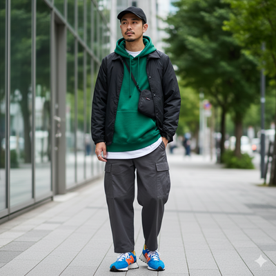 ニューバランス327コーデ術③<イメージ画像>