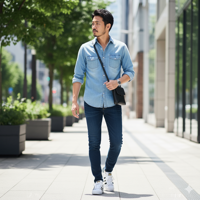 アディダスのスーパースターコーデ術③（イメージ画像）