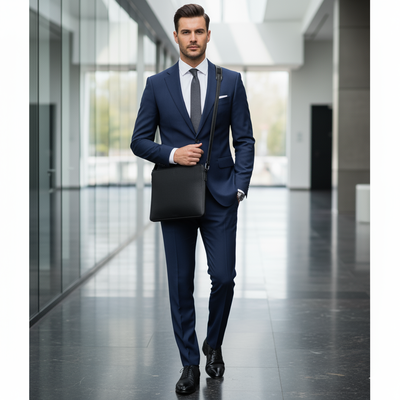 メンズのショルダーバッグコーデ術①（イメージ画像）