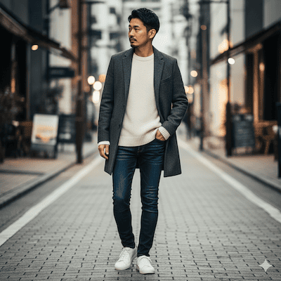 ラウンジリザードのおしゃれコーデ例