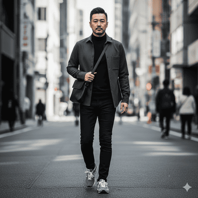 メンズのニューバランス565コーデ術③(イメージ画像)