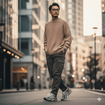 ニューバランス991のおしゃれコーデ術③(イメージ画像)