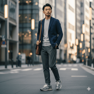 ニューバランス991のおしゃれコーデ術②(イメージ画像)