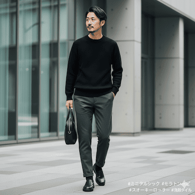 スニーカーローファーおしゃれ コーデ例