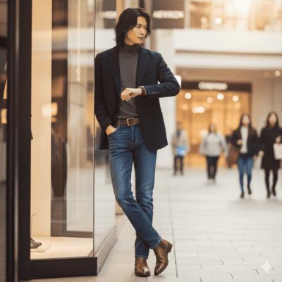 ジーンズにベルトコーデ術②イメージ画像