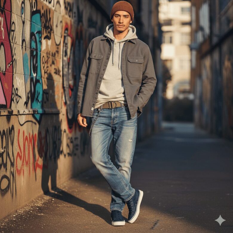 ジーンズにベルトコーデ術③イメージ画像