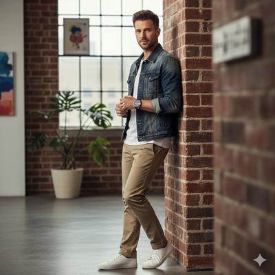 ジェイコブの時計おしゃれコーデ