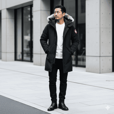 カナダグースコーデ術(イメージ画像)