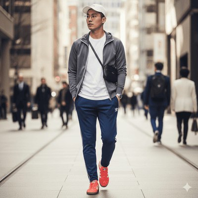 アディダスのバミューダスニーカーコーデ術③（イメージ画像）