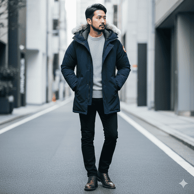 カナダグースコーデ術(イメージ画像)