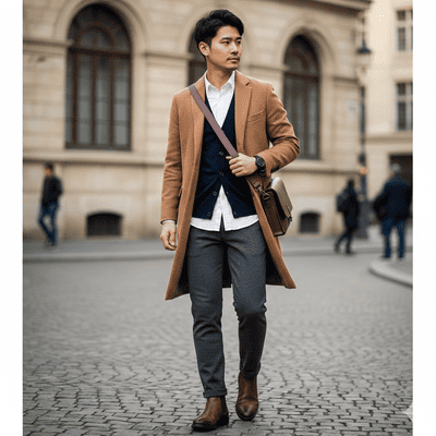 フリースパンツコーデ術①(イメージ画像)