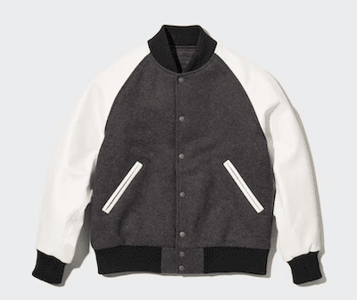 ユニクロのスタジャン実際の画像