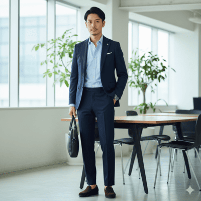 ゼロプレッシャースーツコーデ術②（イメージ画像）